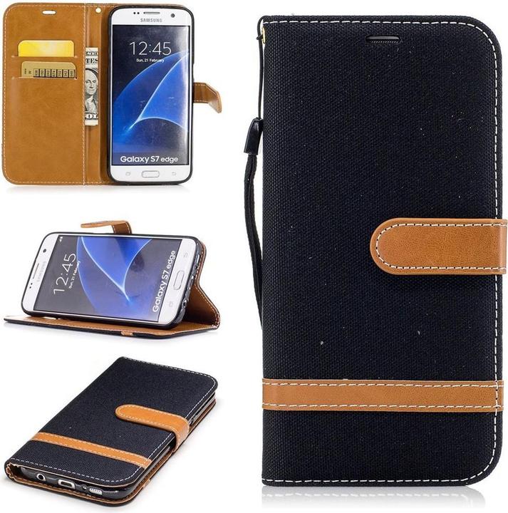 Actual product image König Design Case Mobile Protection for Samsung Galaxy S7 Edge Case Cover Wallet Case New (Samsung Galaxy S7 Edge)