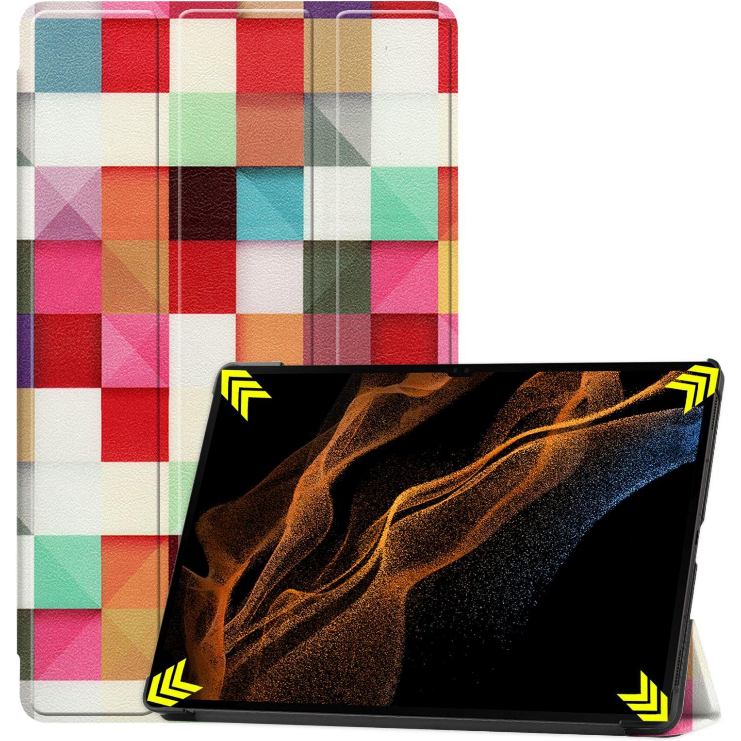 Lobwerk Cover für Samsung Tab S8 Ultra SM-X900 SM-906 14.6 Zoll Tablethülle Schlank mit Standfunktion und Au, eReader Zu...