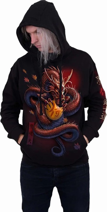 Immagine prodotto Spiral Felpa con Cappuccio Samurai Adulto Unisex (L)