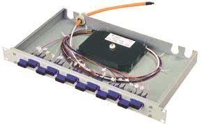 Actual product image Telegärtner Fibre optic patch panel 6 port LC 1 U - Patch panel (Splice box)