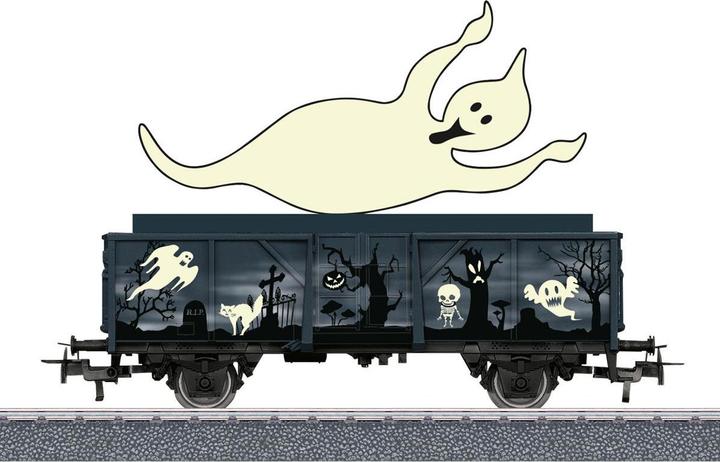 Actual product image Märklin Ghost Car - Glow in the Dark (Track H0)