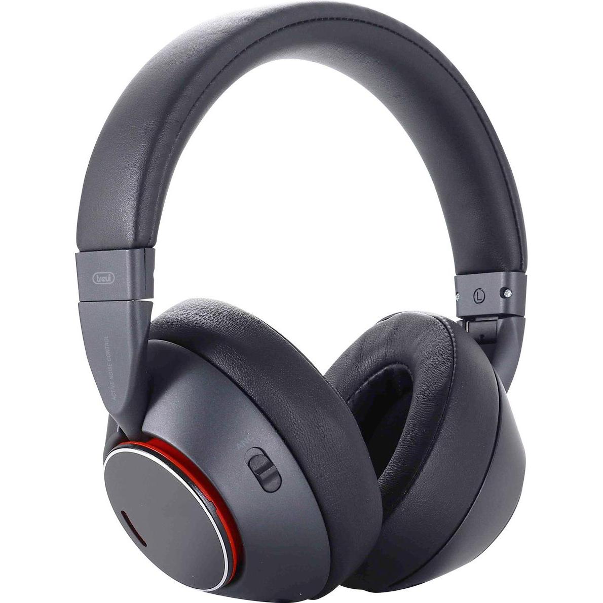 Trevi Auriculares Bluetooth Dj Con Reducción De Ruido Dj 12e90 Anc (ANC, 25 h, Draadloze), Koptelefoon, Zwart