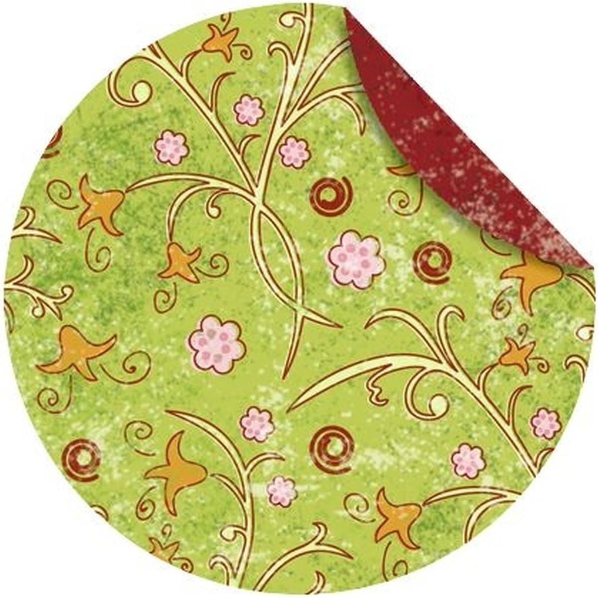 Thumbnail - Ursus, Bastelpapier, Faltblätter Florentien 'Paradiso' 80g/qm 10cm rund VE=65 Blatt Motiv 05 (80 g/m², 1 x)