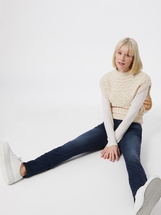 Productafbeelding Ltb Jeans Molly M Dames Slim fit Jean - Donkerblauw - Sueta Wash (W33/L32)