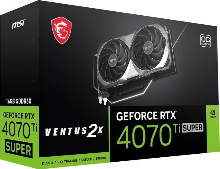 Produktbild MSI GeForce RTX 4070 Ti SUPER VENTUS 2X (16 GB)