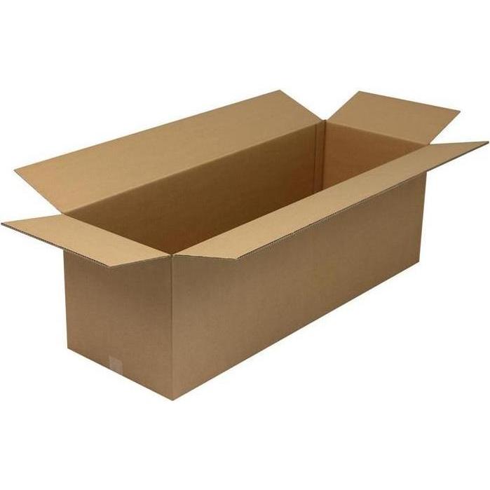 Transpak, Cartone + Scatola di spedizione, Cartone pieghevole a 2 pareti dimensioni 1200x400x400mm qualità 2.70BC marrone marrone (10x)