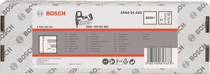 Produktbild Bosch Professional Zubehör Senkkopf-Stift 64-34 44 G, 44