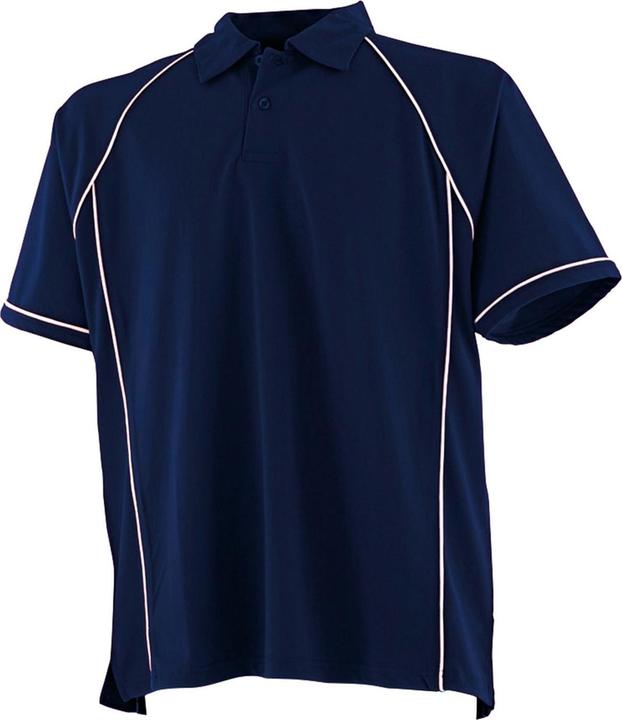 Navy blue/white
