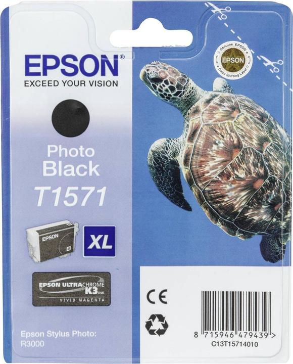 Produktbild Epson T1571 Ultra Chrome K3 (PBK)