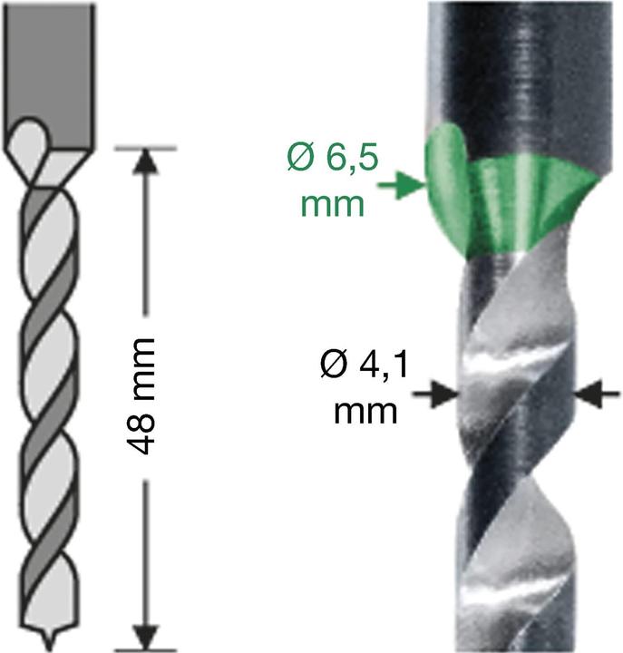 Produktbild Spax Spaxufenbohrer Drill 2ep M (4.1 mm)