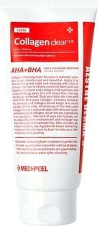 Actual product image Medi-Peel Red Lacto Collagen Clear 2.0 300ml (Cleansing lotion, 300 ml)