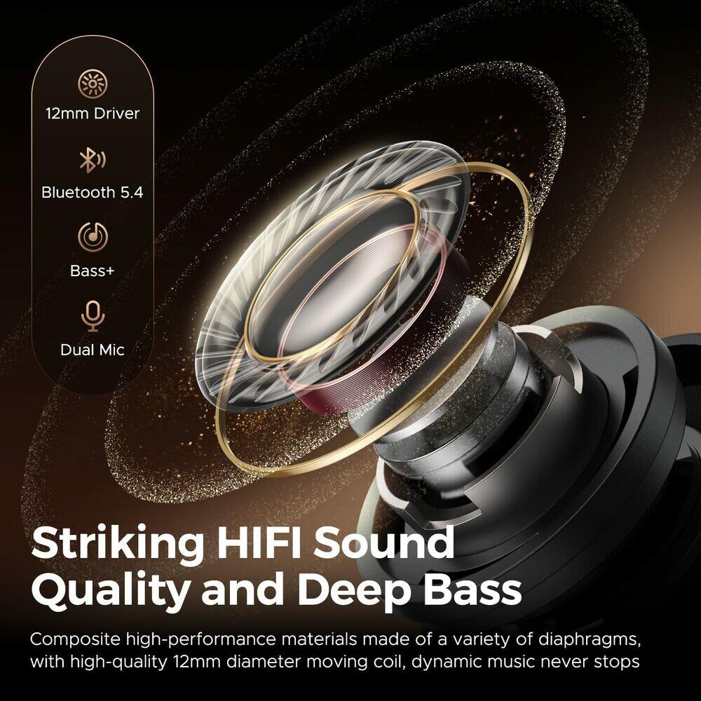 Thumbnail - Soundpeats TWS Headset T3 Pro schwarz (Kabellos), Kopfhörer, Schwarz