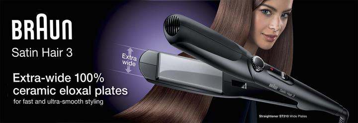 Actual product image Braun Satin Hair 3 Straightener ST 310 (Straightening iron)