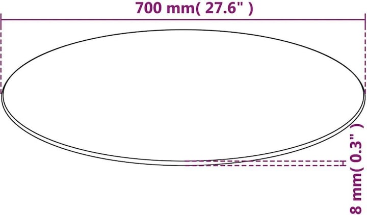 Actual product image VidaXL Gilla (Ø 700 mm)