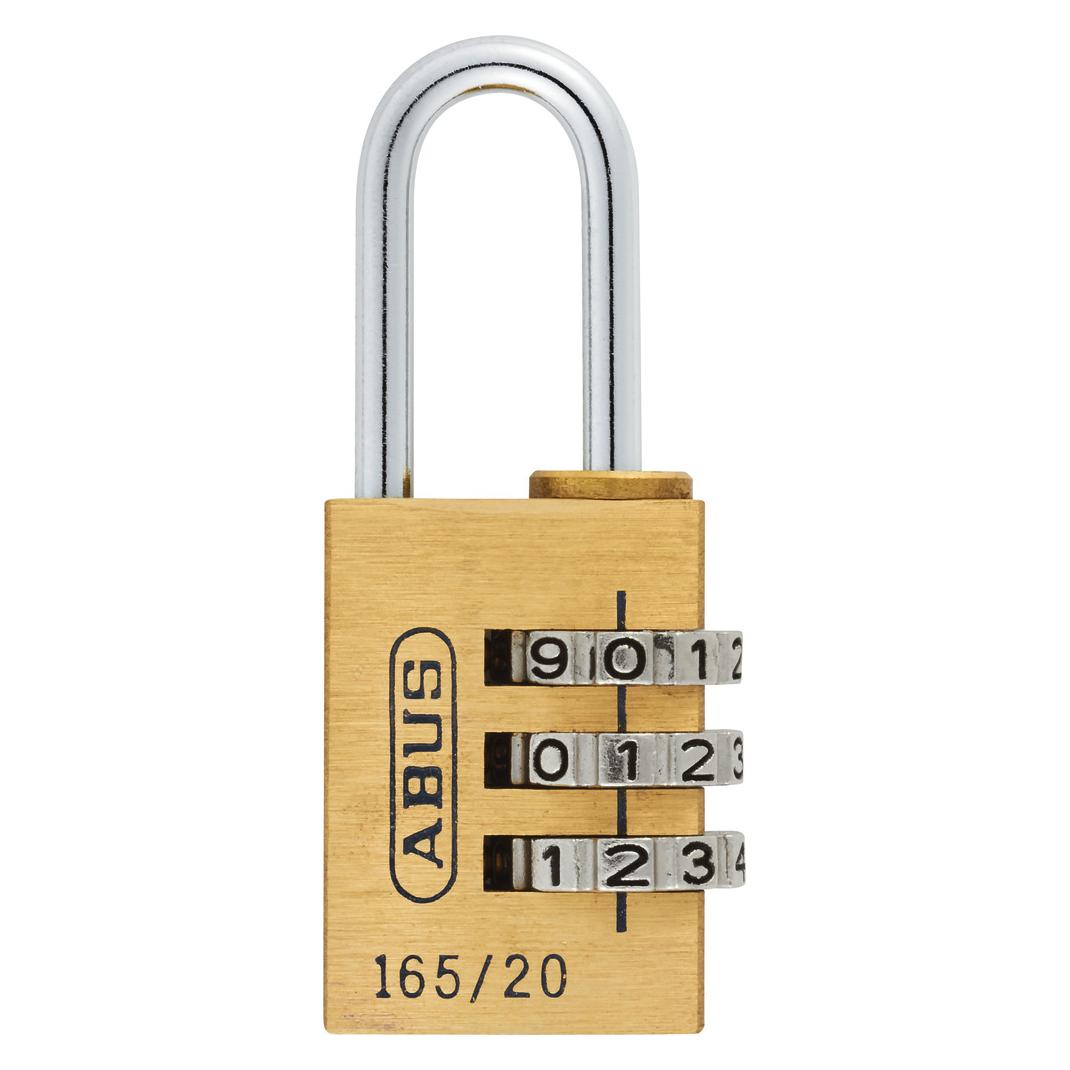 Abus, Hangslot, 165/20 Met Slot-tag Combinatieslot