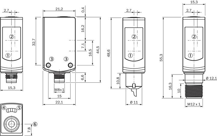 Actual product image Sick Miniature photoelectric sensor