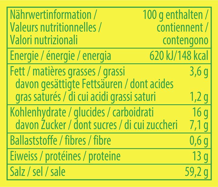 Nährwerte und Zutaten Knorr Aromat Streuwürze Nachfüllbeutel Trio-Pack, optimales Würzen zahlreicher Gerichte (270 g)