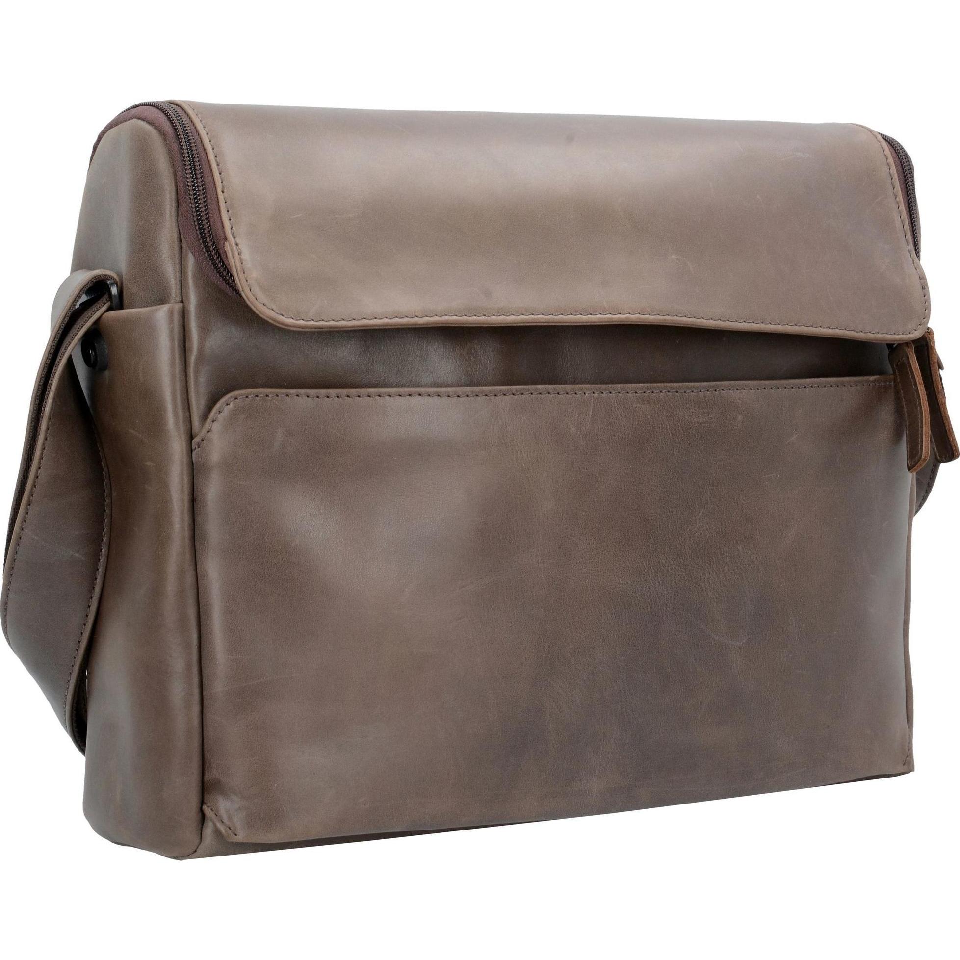 Thumbnail - Harolds, Handtasche, 2in1 Aktentasche Leder 36 cm Laptopfach, Braun