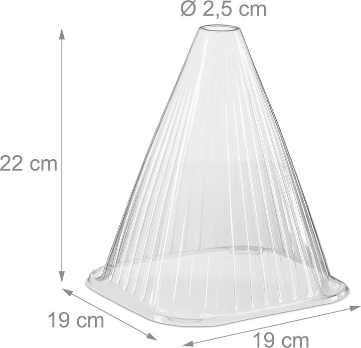 Actual product image Relaxdays 10x plant hat