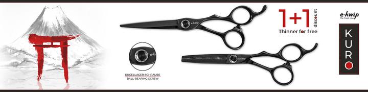 Produktbild E-kwip Kuro SET 6" Haarschere u. Mod. (15.24 cm)