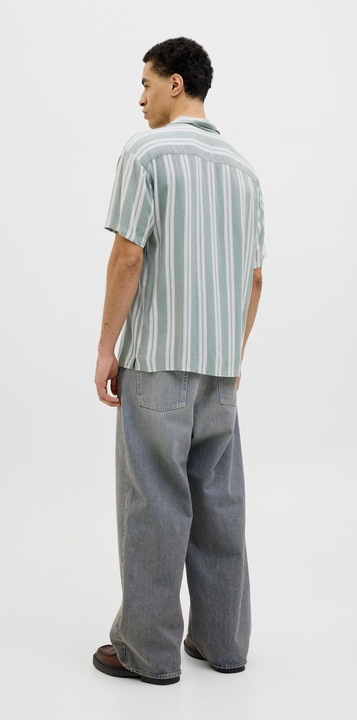 Actual product image Jack & Jones Jjejeff Stripe Resort Shirt Ss Sn (XXL)
