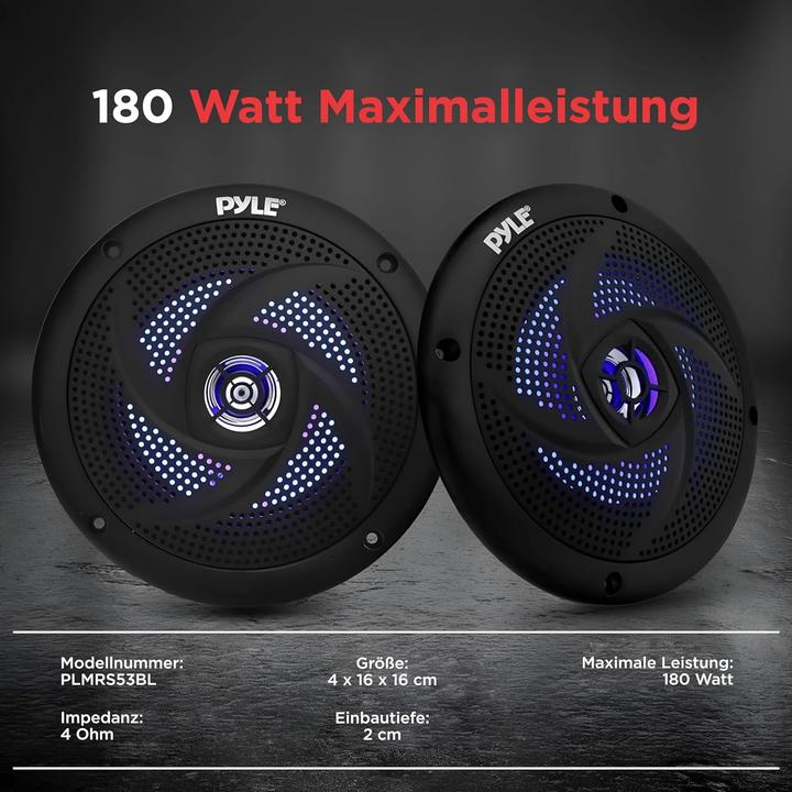 Produktbild Pyle Outdoor Lautsprecher mit LED-Lichtern