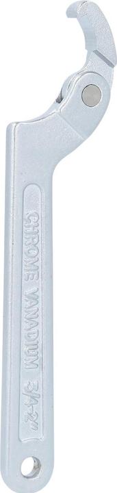 Image du produit KS Tools Clé à crochet articulée avec nez (50 mm, 19 mm, 40 mm, 35 mm, 42 mm, 27 mm, 48 mm, 28 mm, 39 mm, 23 mm, 43 mm, 22 mm, 30 mm, 24 mm, 41 mm, 29 mm, 45 mm, 33 mm, 25 mm, 32 mm, 46 mm, 34 mm, 21 mm, 38 mm, 47 mm, 44 mm, 36 mm, 31 mm, 49 mm, 37 mm, 20 mm, 26 mm)