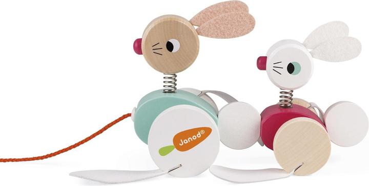 Actual product image Janod Pull-along bunny family