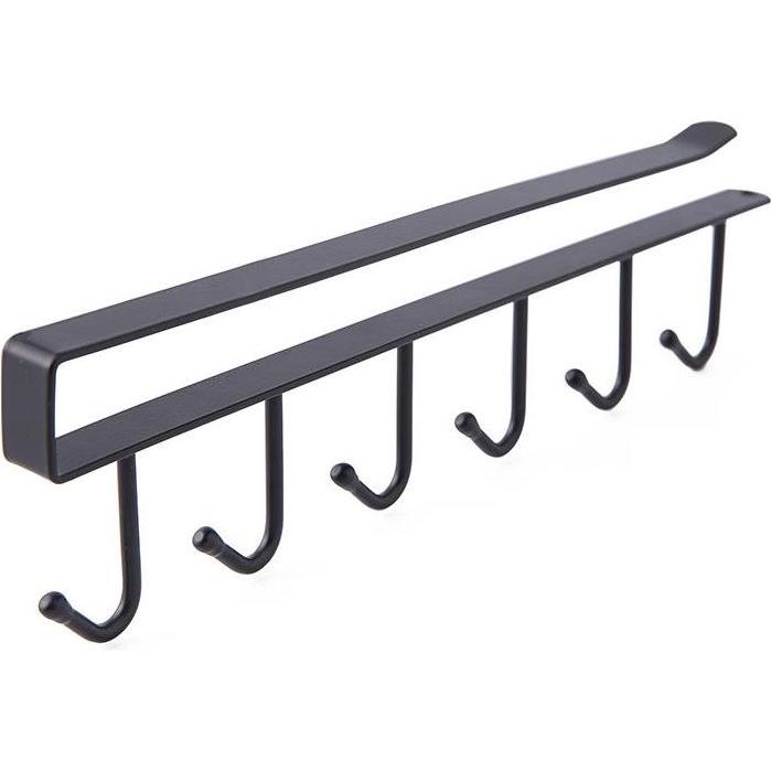 JTI, Garderobe + Kleiderhaken, Haken für Regal - Schwarz
