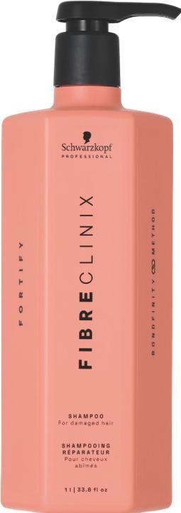 Actual product image Schwarzkopf Fibre Clinix - Fortify Shampoo (1000 ml, Liquid shampoo)