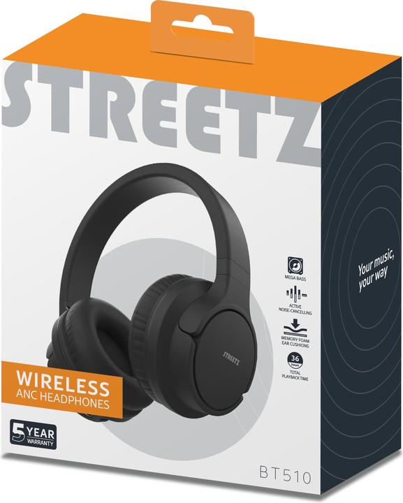 Produktbild Streetz BT510 (ANC, 36 h, Kabellos)