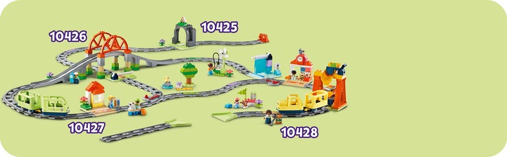 Image du produit LEGO Pont ferroviaire et rails - Kit d'extension (10426)