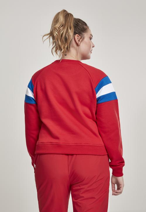 Immagine prodotto Urban Classics Girocollo con maniche a strisce da donna (XL)