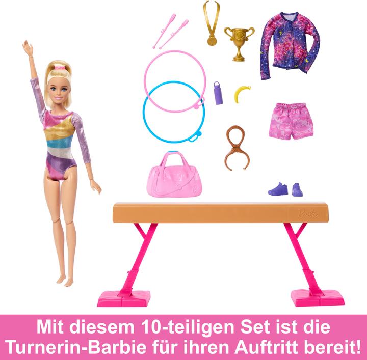 Image du produit Barbie Carrières Refresh Gymnastics Set de jeu