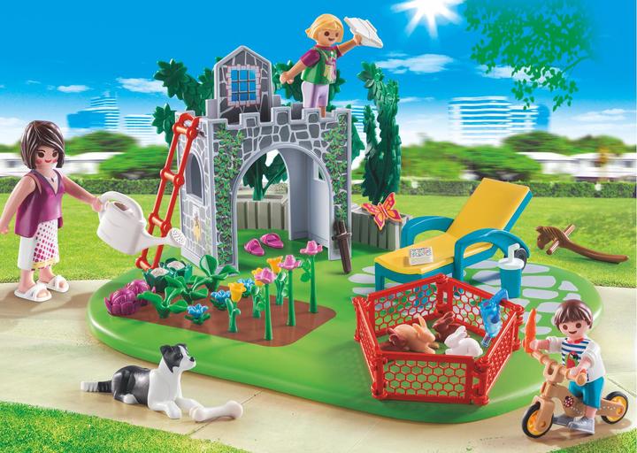Actual product image Playmobil SuperSet family garden (70010)