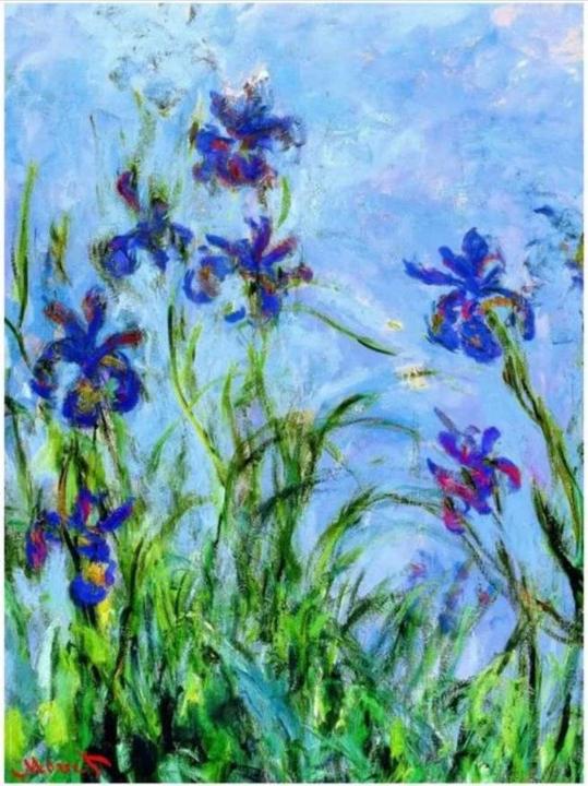 Actual product image Eurographics Irises by Claude Monet (1000 pieces)
