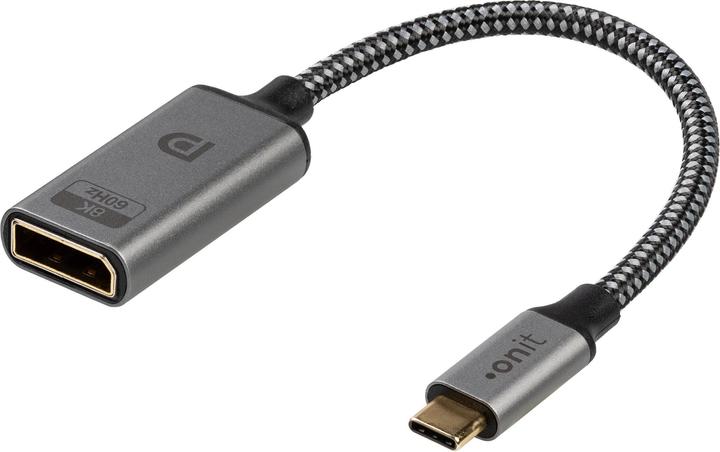 Onit Adaptateur USB Type-C - DisplayPort (USB-C, 12 cm)