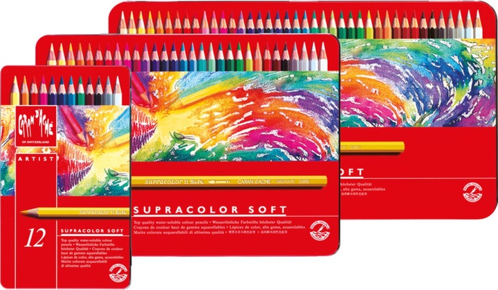 Image du produit Caran d'Ache Supracolor Aquarelle Metallschachtel (Multicolore, 18 x)