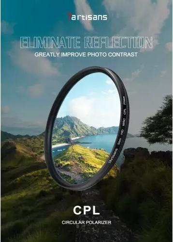 Actual product image 7artisans CPL polarising filter (82 mm, Polarizing filter)