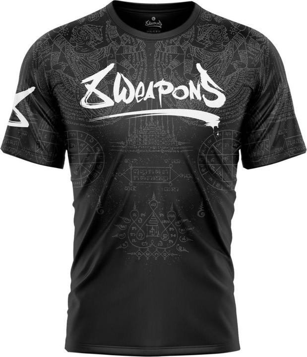 Actual product image 8Weapons Functional T-Shirt, Hanuman Yant, black-grey S (S)