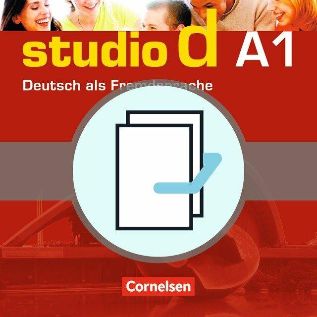 Actual product image Studio d A1. Complete volume. Course and exercise book / language training (German, Hermann Funk, Christina Kuhn, Oliver Bayerlein, Silke Demme)