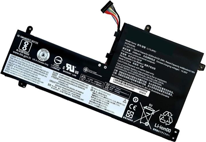 Actual product image Lenovo CP C L17C3PG1 11.4V 52.5Wh (3 cubicles)