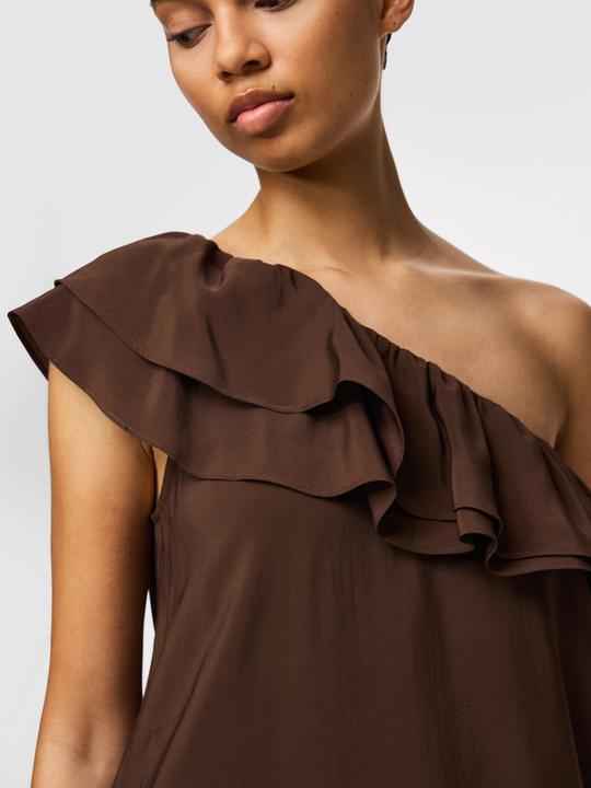 Produktbild Pieces PCPENELOPE ONE-SHOULDER Midikleid (L)