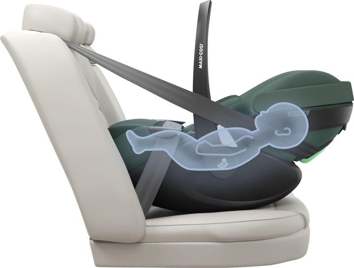 Actual product image Maxi-Cosi MC Pebble 360 Pro2 esse.green (Baby car seat, ECE R129/i-Size Standard)