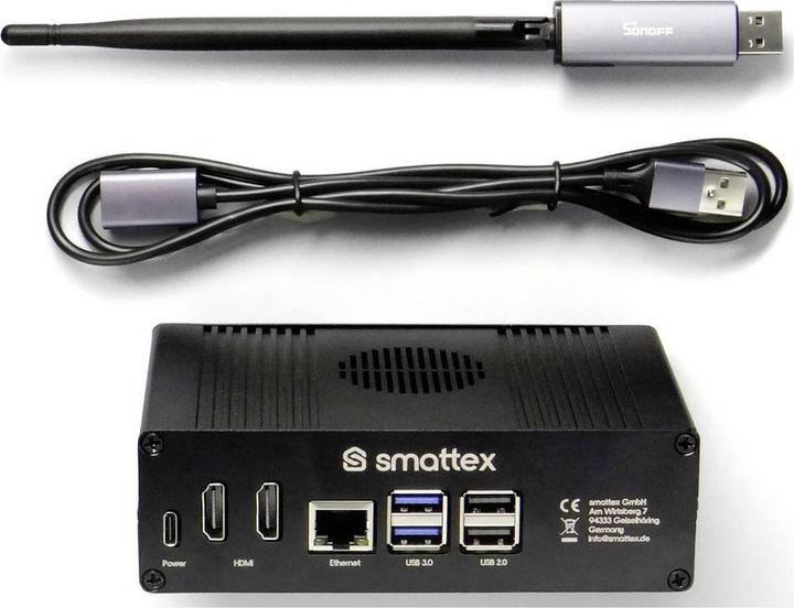 Actual product image Smattex Home Assistant Black Plug & Play Set· installiert & konfiguriert· Raspberry Pi 5· (SM0093)