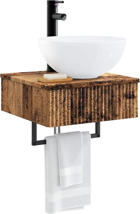 Actual product image vidaXL Wandmontiertes Waschbecken (405 mm, 410 mm)
