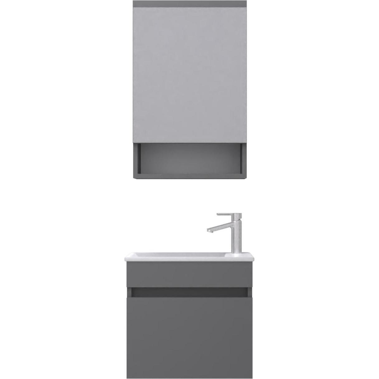 Homitis, Set mobili da bagno, Pıccolo 50 Bathroom Furniture Set (2 Pieces)