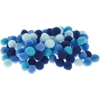 Brewis Blaue Pompons 10mm 100 Stk