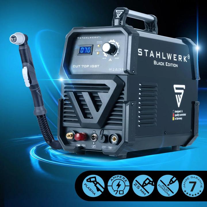 Produktbild Stahlwerk Plasmaschneider CUT 70 P IGBT mit 70 A & Pilot-Zündung Vollausstattung