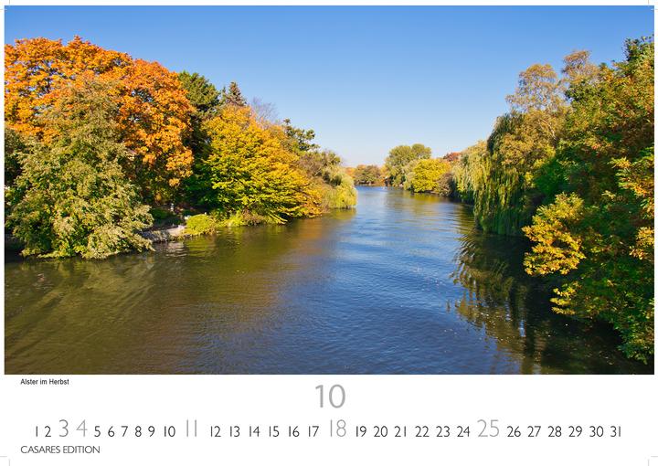 Actual product image Hamburg Kalender 2026 - Wandkalender | Fotokalender Deutschland 24x35cm | mit stimmungsvollen M (24x35cm)